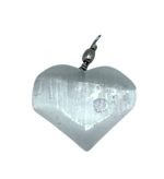 Pendentif coeur en sélénite