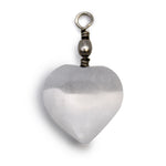 Pendentif coeur en sélénite