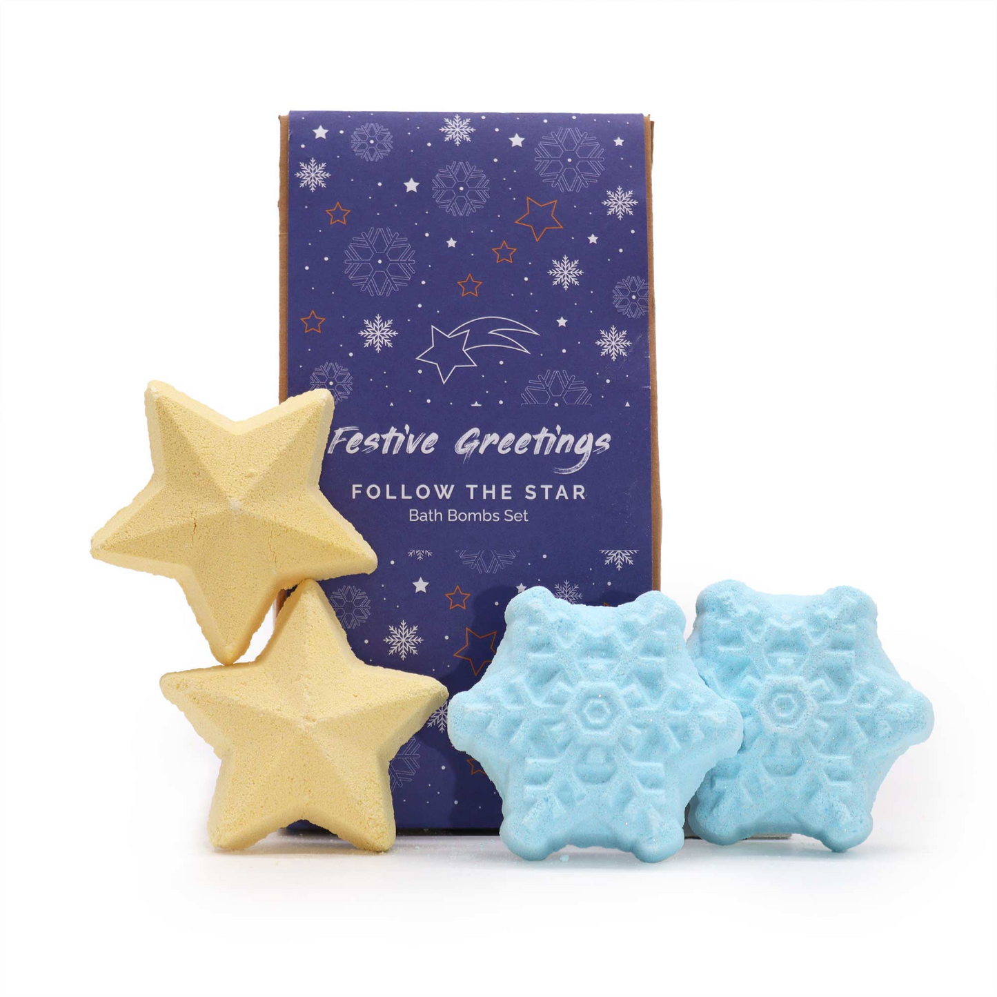 Suivez le coffret cadeau de bombes de bain Star Christmas