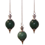 Pendules en forme de sphère - Aventurine verte