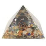 Med Orgonite Pyramide 60mm Gemchips, Cuivre, Tortue