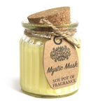 1x Pot de Bougie de Soja Musc Mystique