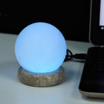 Lampe à Sel USB de Qualité Boule BLANCHE - 9 cm (multi)