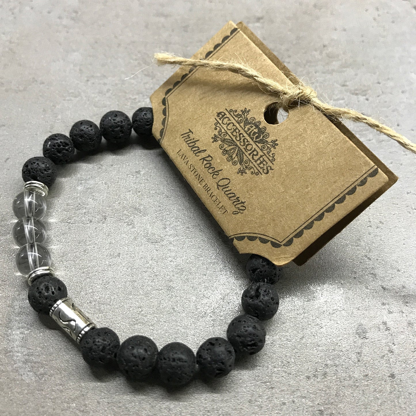 Bracelet de pierre de lave - Chakra de Bouddha