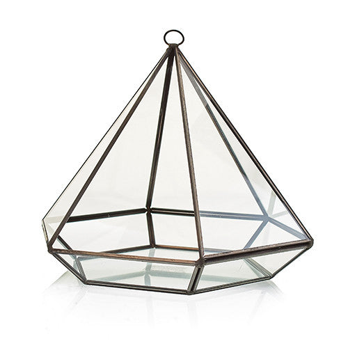 Terrarium en verre - Grand diamant