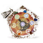 Pendentif en orgonite - Chakra du Pentagone