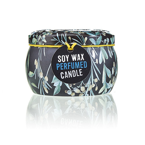 Tin Candle - Matching Design - Romantic Garden - Tea and Rose