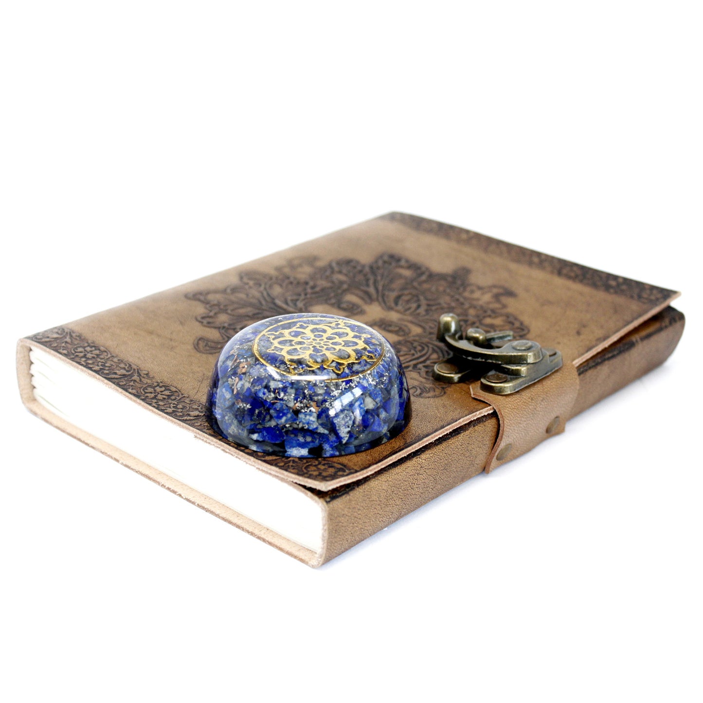 Packs d'alimentation de bureau en orgonite - Lapis Dome