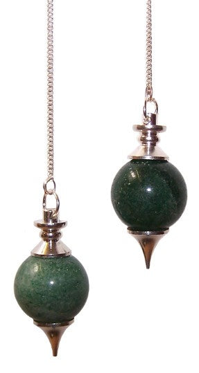 Pendules en forme de sphère - Aventurine verte