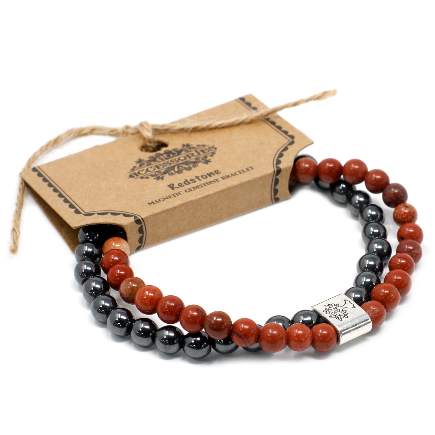 Bracelet of magnetic stones - Red Stone