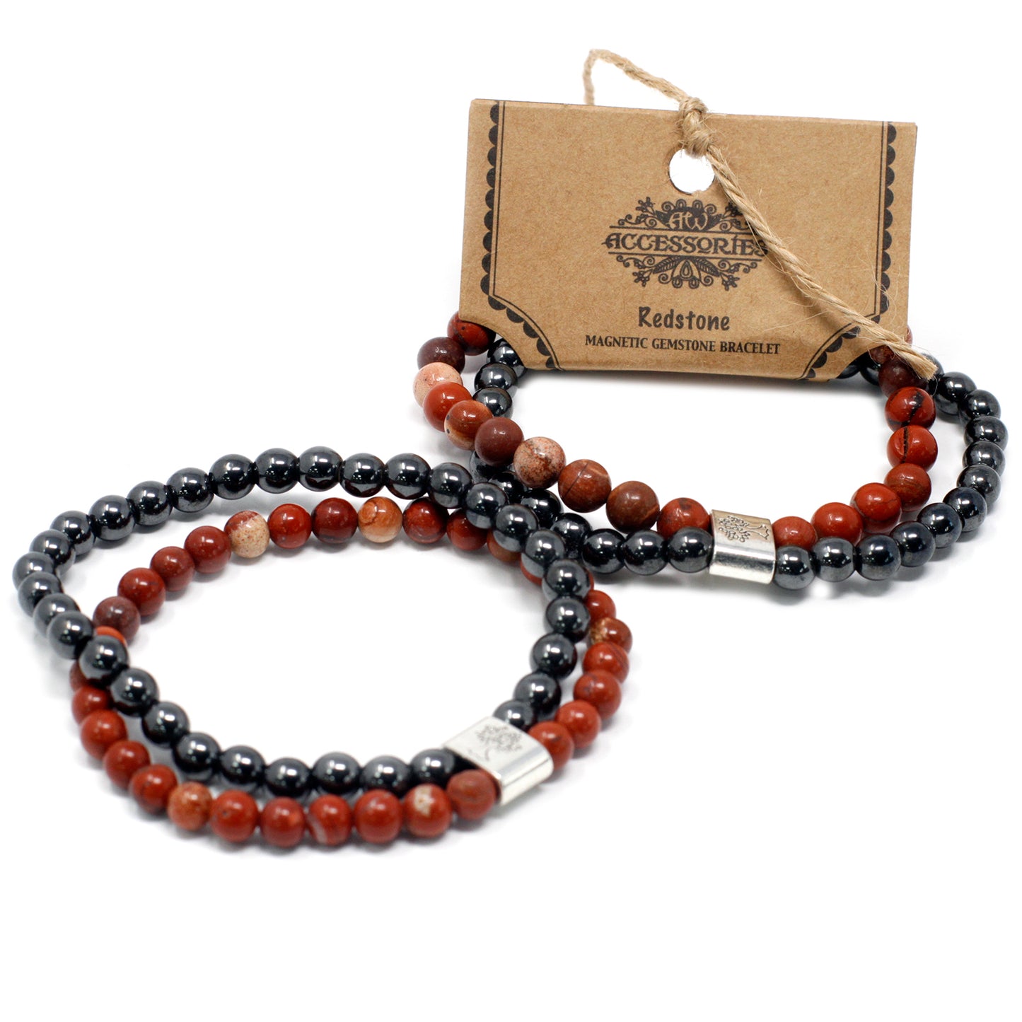 Bracelet of magnetic stones - Red Stone