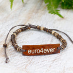 Bracelets de coco Slogan - Euro4Ever