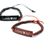 Bracelets de coco Slogan - LoveAll