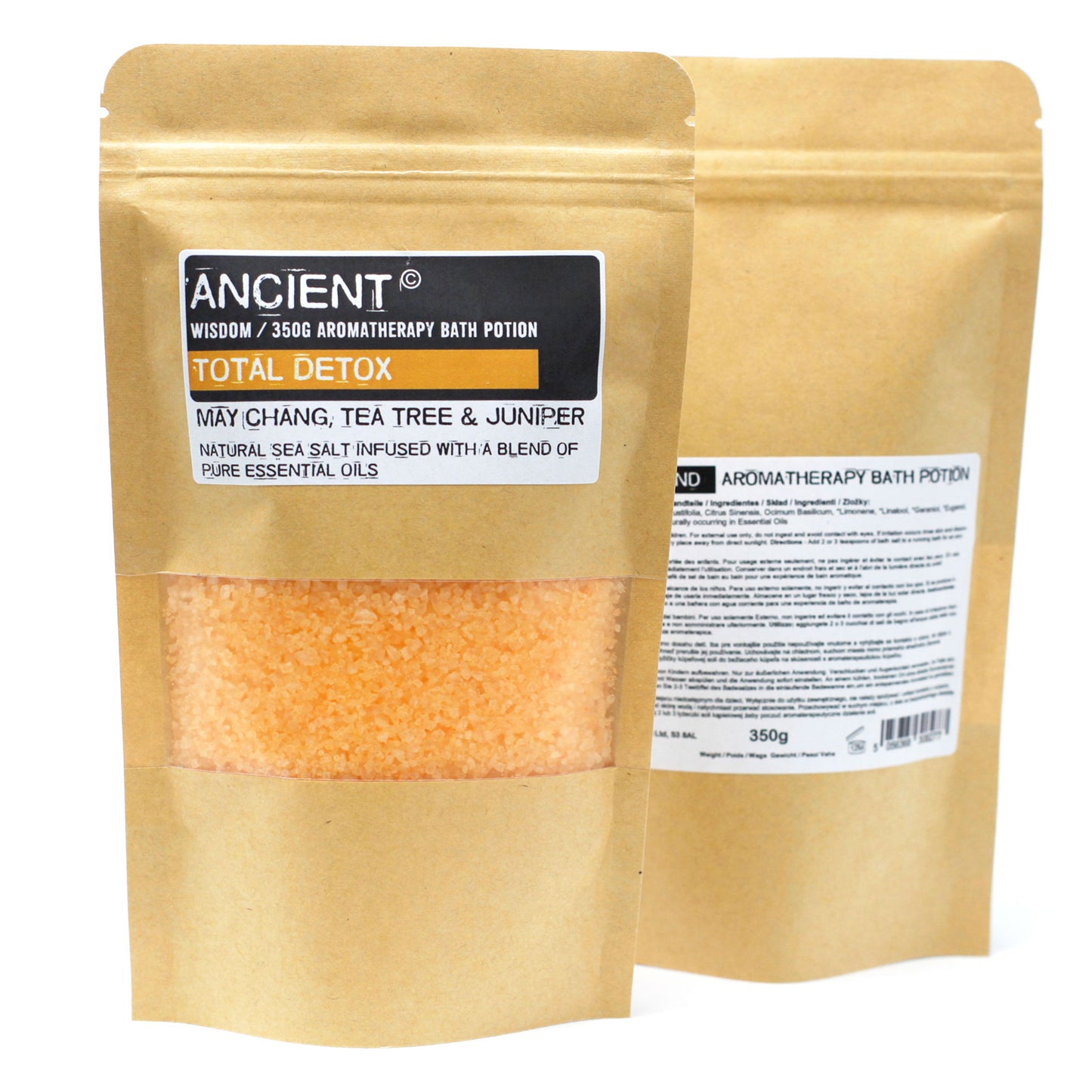 Aromatherapy Bath Potion in Kraft Bag 350g - Total Detox