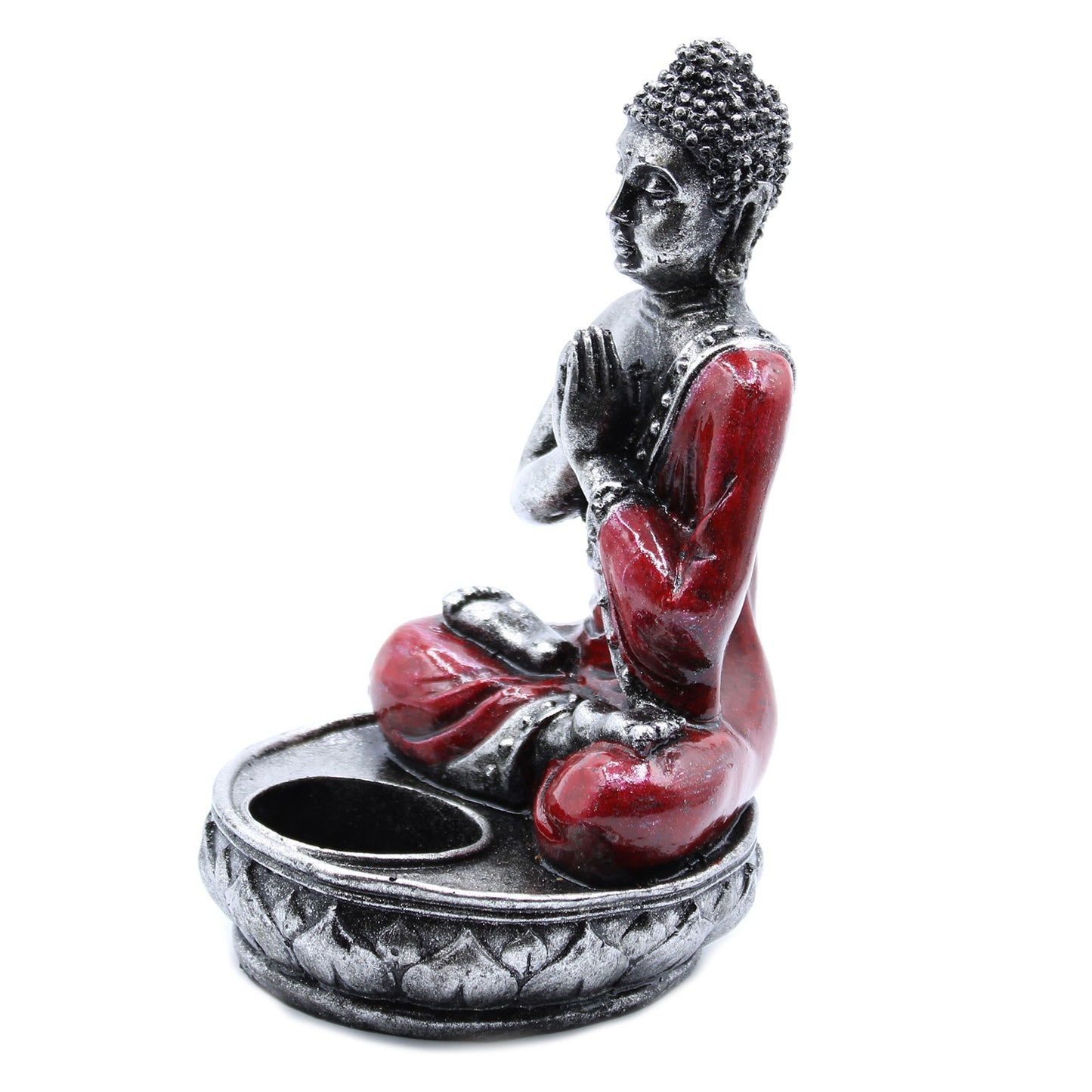 Bougeoir Buddha - Rouge - Moyen