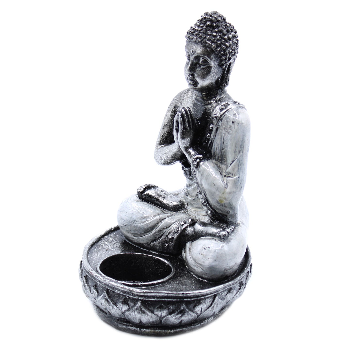 Buddha Candle Holder - White - Medium