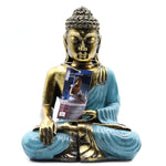 Teal and Gold Buddha - Large