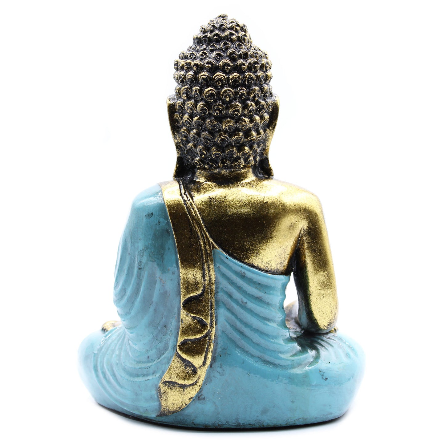 Teal and Gold Buddha - Large