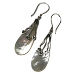 Boucles d'oreilles en Nacre et Argent - Trois Coeurs - MOP