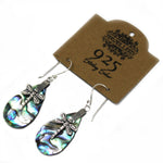 Boucles d'oreilles en Nacre et Argent - Libellules - Abalone