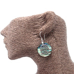 Boucles d'oreilles en Nacre et Argent - Fleurs - Abalone