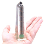 Orgonite Obélisque Power Point Aventurine verte - 110x30 mm