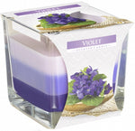 Bougie Pot Arc-en-Ciel - Violette