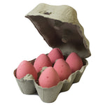 Pack of 6 bath eggs - Cherry