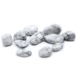 L Pierres tombantes - Howlite, blanc