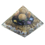 Pyramide d'Orgonite - Midnight Reiki - 70mm