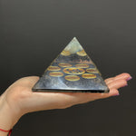 Pyramide d'Orgonite - Minuit Om Chakra - 90mm