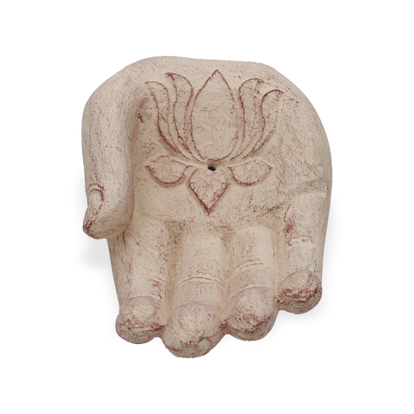 Manual incense burner - Lotus (white)