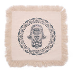 Coussin Mandala Hamsa - 45x45cm - vert