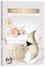 6x Bougies Parfumées - Fresh Cotton