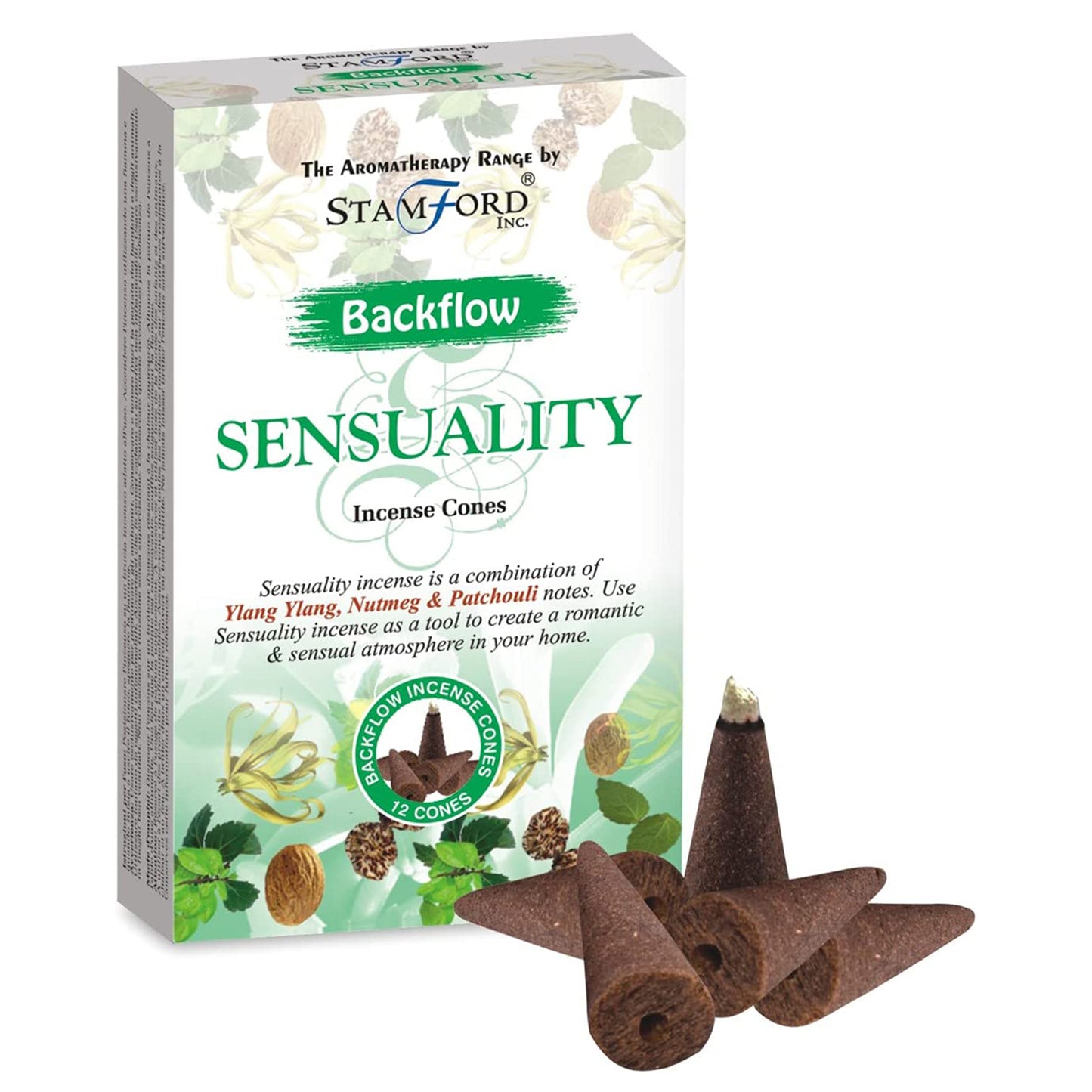 Cones d'écoulement rétroactif d'aromathérapie - Sensualité