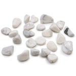 Small African Pebbles - White Howlite - Magnesite