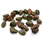 Petits cailloux artisanaux africains - Unakite