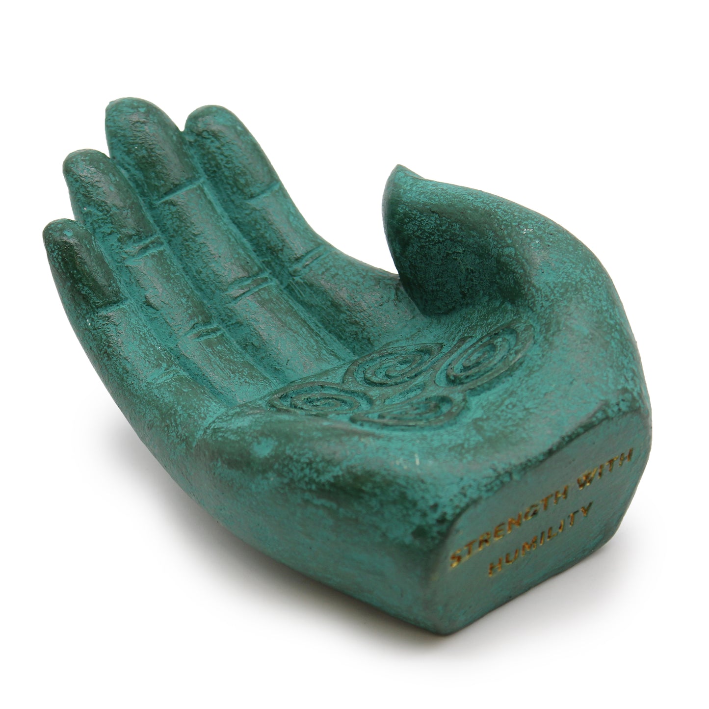 Hand incense burner - Strength (green)