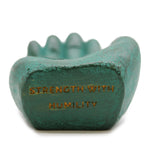 Hand incense burner - Strength (green)