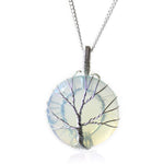 Collier de pierres de l'arbre de vie - Opalite