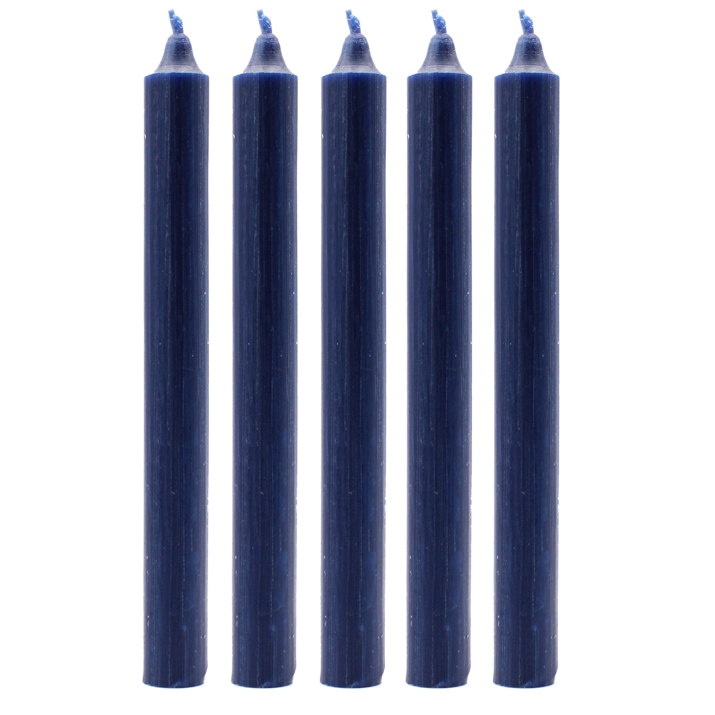 5x Bougies de Table Bleu Marine en Vrac (100)