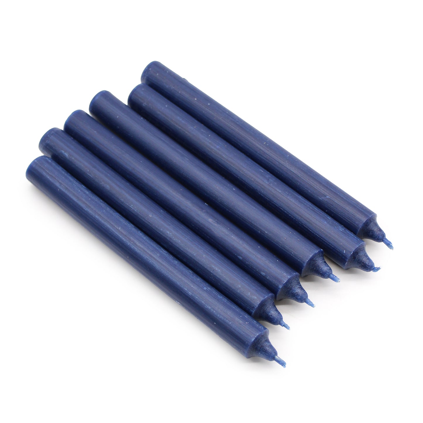 5x Bougies de Table Bleu Marine en Vrac (100)