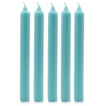 5x Turquoise Bougies de Table en Vrac (100)