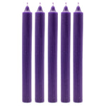 5x Bougies de Table Lilas en Vrac (100)