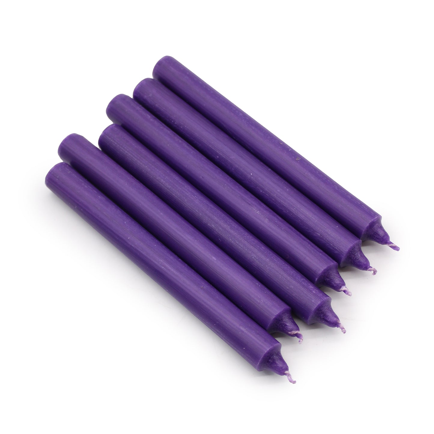 5x Bougies de Table Lilas en Vrac (100)