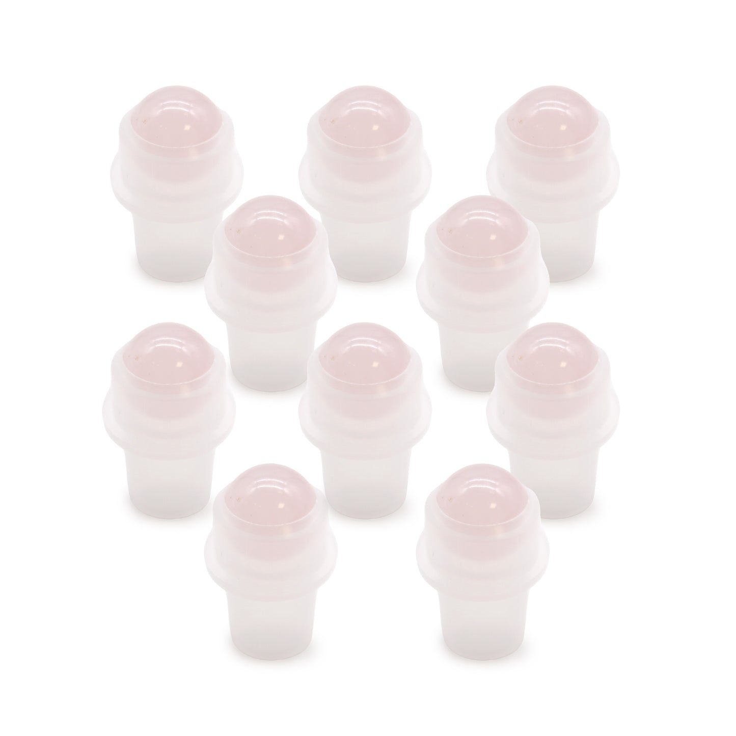 Roller à pierre précieuse pour flacon de 5ml - Quartz Rose