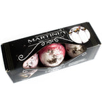 Lot de trois bombes de bain Martini