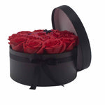 Bouquet de fleurs de savon - 14 Roses Rouges - Rondes