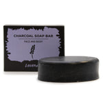 Savon au charbon de bois 85g - Lavande