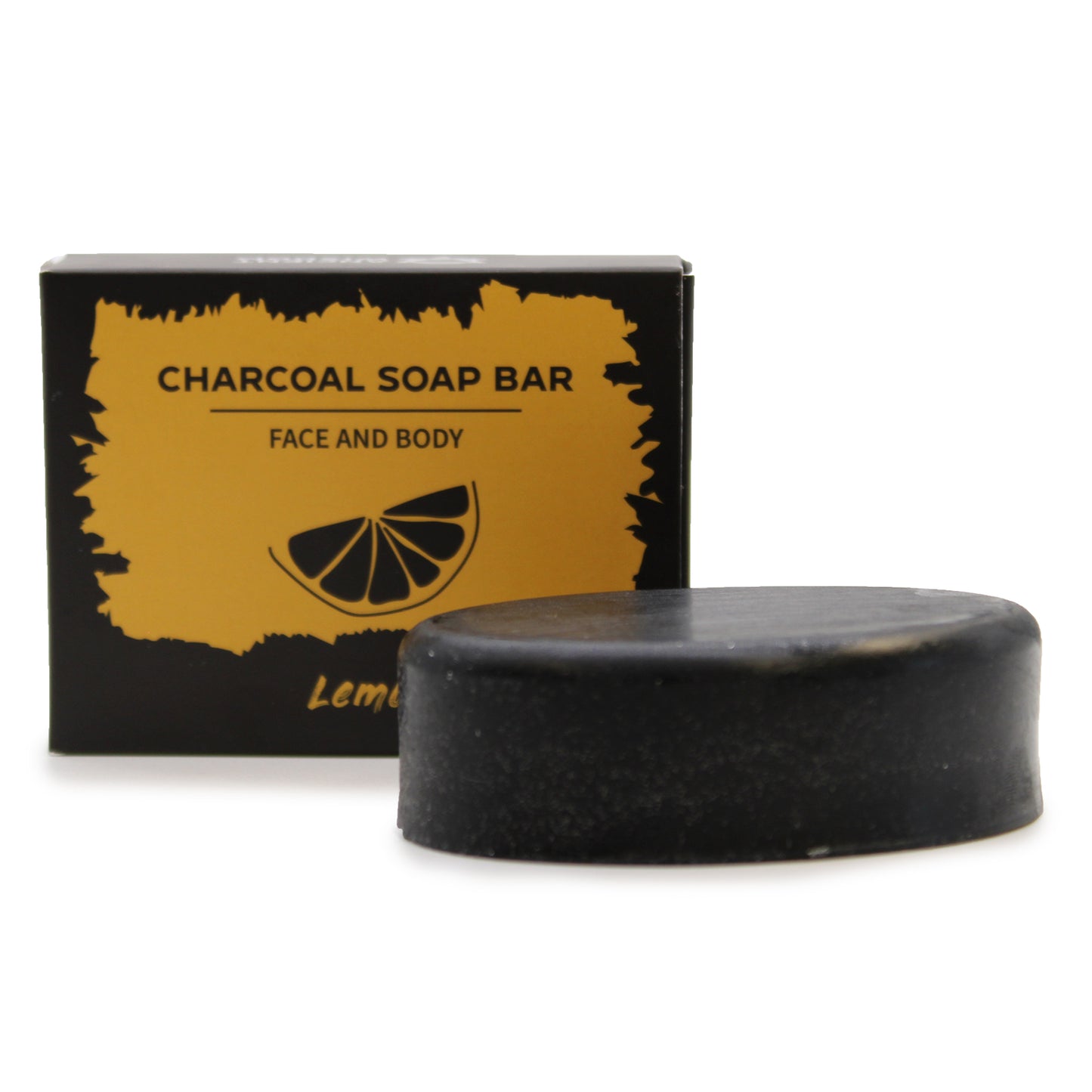 Savon au charbon de bois 85g - Citron